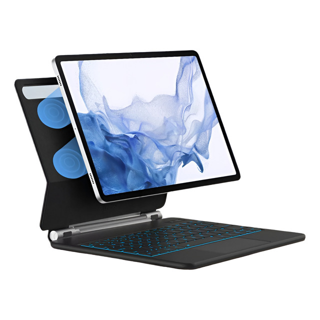 Teclado Mágico De 11 Polegadas Samsung Galaxy Tab S7/s8/s9 Cor Preto Teclado Mágico De 11 Polegadas Samsung Galaxy Tab S7/s8/s9 Cor Preto