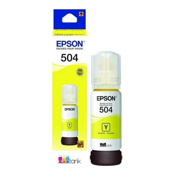 Tinta Epson 504 Ecotank L4150 L4160 L6161 L6171 L6191