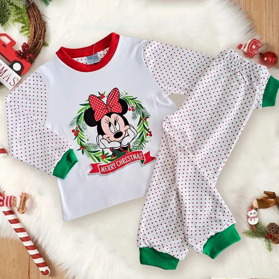 Pijama De Niñas Navidad Minnie Babsiboo Ref. 6329