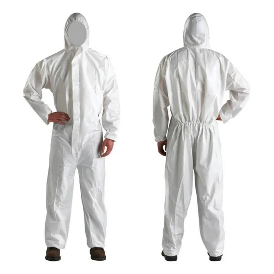 Buzo Desechable Blanco Polipropileno 45g/m2 X 10 Unidades