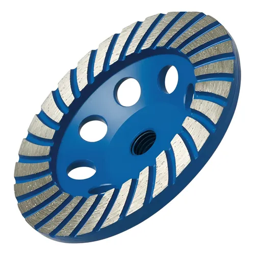 Disco De Desbaste Diamantado Copo Turbo 180 Mm X M14 Hessen