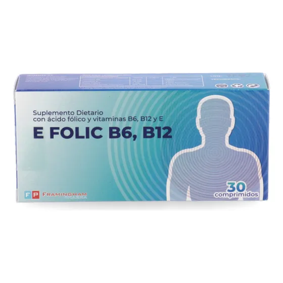 Efolic B6 B12 Vitaminas X 30 Comprmidos + Acido Folico