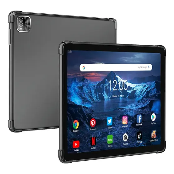 Tablet 10 64gb 4gb De Ram Conexión Red Móvil 4g Lte Celular Navegación Gps Android 15 Y Funda Protectora Incluida Negro