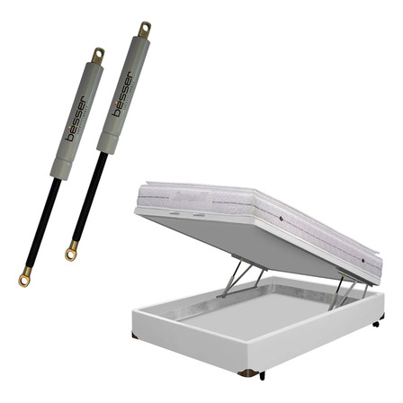 Par Amortecedor Cama Box Baú Casal 1000n/100kgf Ortobom Par Amortecedor Cama Box Baú Casal 1000n/100kgf Ortobom