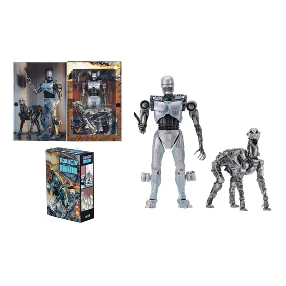 Figura Muñeco Robocop Terminator Endocop Terminator Dog Neca
