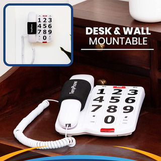 Big Button Phone For Seniors - Corded Landline Telephone - L Big Button Phone For Seniors - Corded Landline Telephone - L