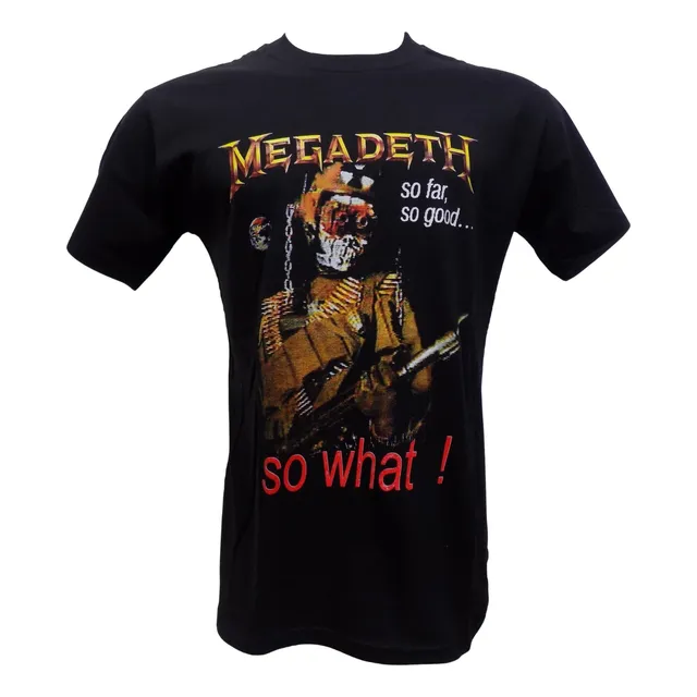 Remeras De Megadeth So Far, So Good... So What! Que Sea Rock