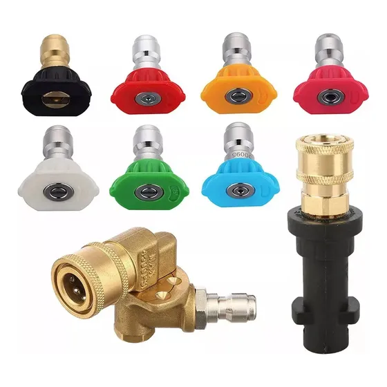 Kit De Adaptador De Lavado A Presión Profesional, Puntas De