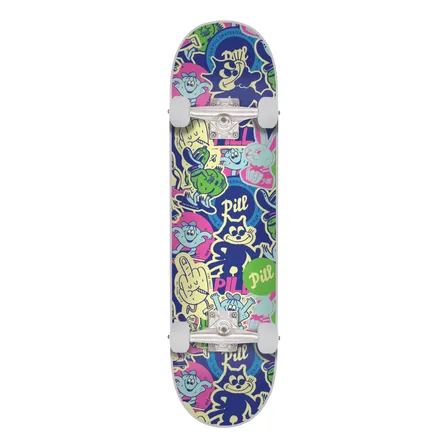 Tabla Skate Completa 7.75 Pill Sticker Bomb  | Laminates
