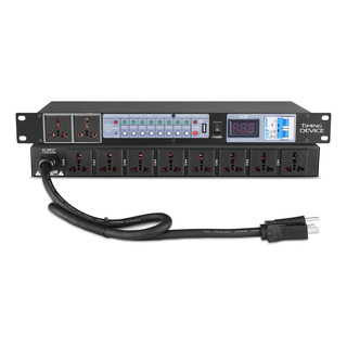 Controlador De Secuencia Potencia 10 Enchufes 8 Vías Con Usb Controlador De Secuencia Potencia 10 Enchufes 8 Vías Con Usb