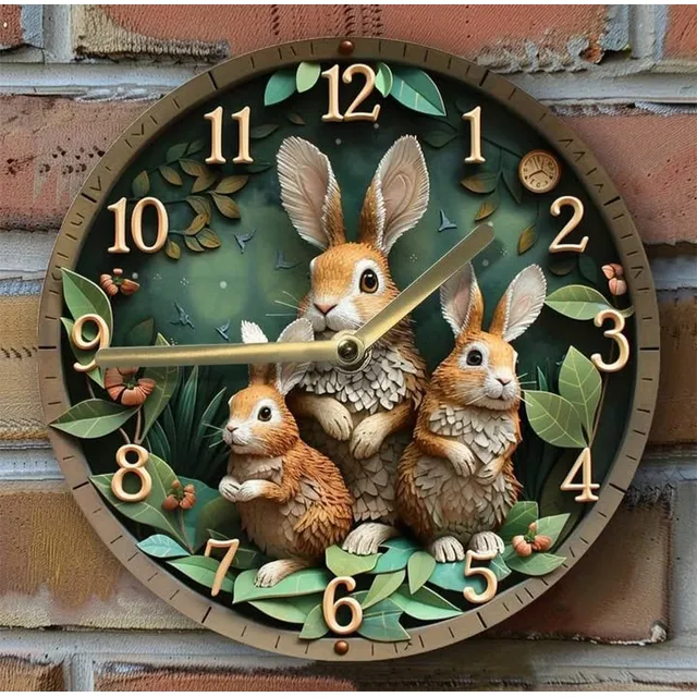 Reloj De Pared En Relieve