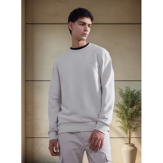 Buzo Para Hombre Marca Seven Color Blanco En Algodón #4506