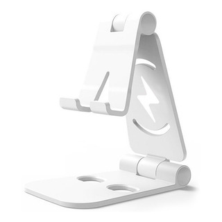 Soporte Universal Plegable Antiderrapante Tablet Celular Color Blanco Soporte Universal Plegable Antiderrapante Tablet Celular Color Blanco