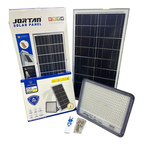 Reflector Led Solar 800w Alta Potencia Con Control Y Sensor