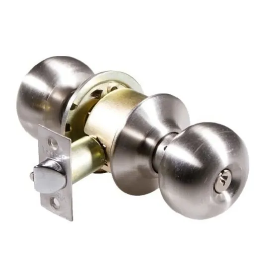 Cerradura Pomo Para Baño 626 Plateada Visalock 286600100