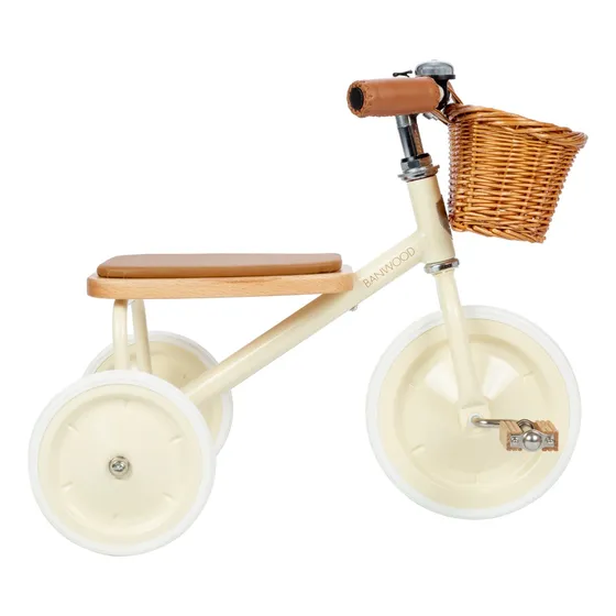 Triciclo con Accesorios Banwood Color Crema