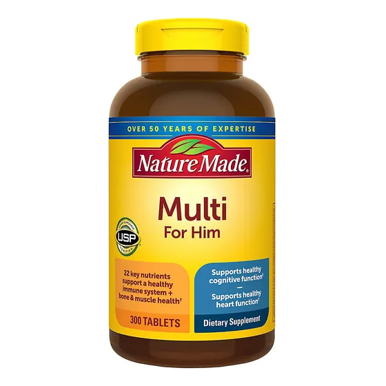 Multivitamínico Multi For Him Nature Made 300 Comprimidos