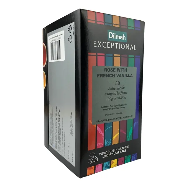 Te Dilmah Exceptional Importado Rose French Vainilla X50 Saq