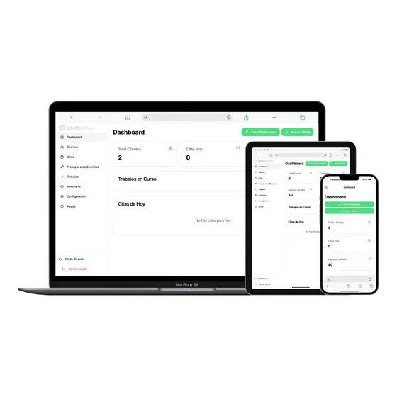 Sistema Para Talleres Gestiona Presupuestos/agenda/clientes
