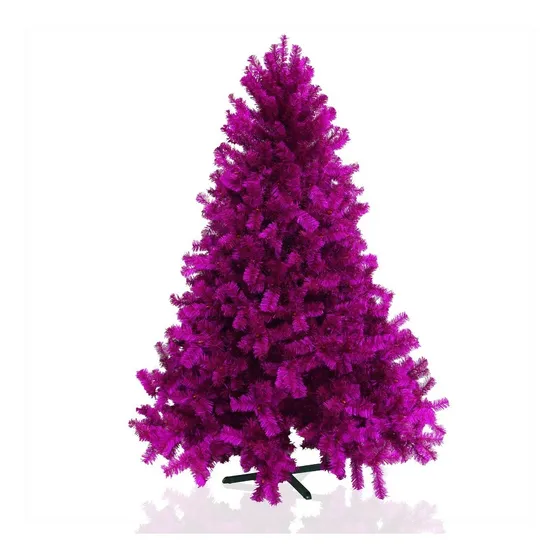 Árbol De Navidad Ilu Monterrey 2.2 M Fucsia Artificial