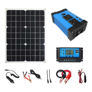 Kit De Panel Solar Rv Monocristalino De 300w 12v / 24v Con Kit De Panel Solar Rv Monocristalino De 300w 12v / 24v Con