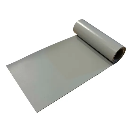 Tela De Pvc 10x50cm Para Parches De Semirrigidos Y Gomones Color Gris Diseño De La Tela Liso