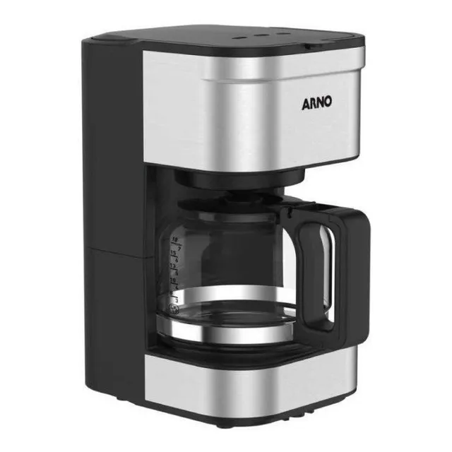 Cafetera Arno Preferita CFPF semi automática plata y negra de filtro 220V