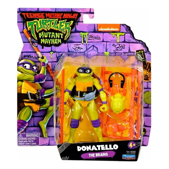Tortugas Ninja Turtles Mutant Mayhem Figura Donatello 12 Cm