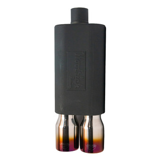 Resonador Abarth Doble Punta De Acero Inox Resonador Abarth Doble Punta De Acero Inox