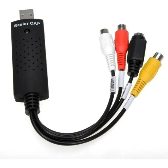 Capturadora Video Usb Easycap Easy Cap Externa Vhs Tv Um2400