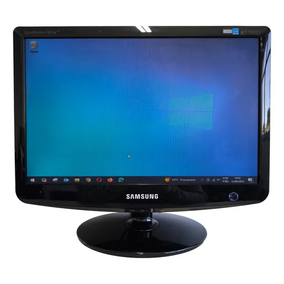 Monitor Samsung 17 Polegadas 732nw Plus Sem Cabos