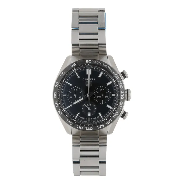 050525 Reloj Tag Heuer Carrera Plateado Negro Negro