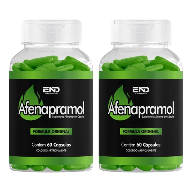 2x Anfepramol Detox Black Original 120 Cápsulas