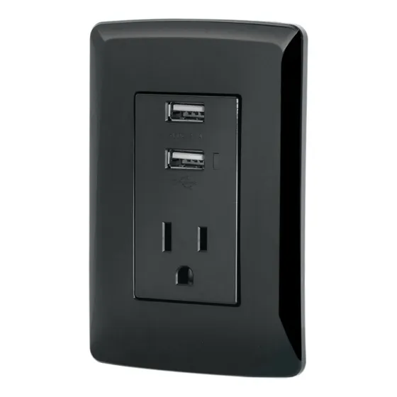 Contacto Aterrizado Con 2 Puertos Usb Italiana Volteck 47590