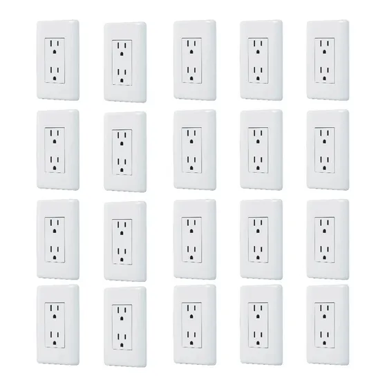 Kit De 20 Contacto Duplex, Voltec