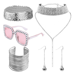 Beupy Juego De 7 Piezas De Disco De Plata Accesorios De Disc Beupy Juego De 7 Piezas De Disco De Plata Accesorios De Disc