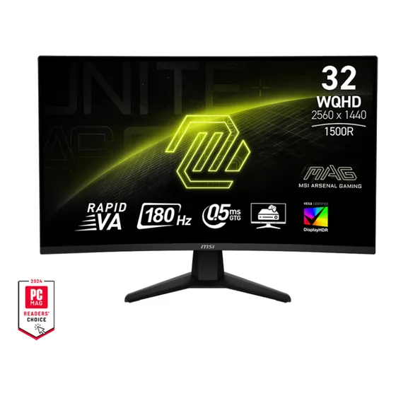 Monitor Curvo Msi Mag 32cq6f 32  180hz 2k 1440p Gamer 0.5ms