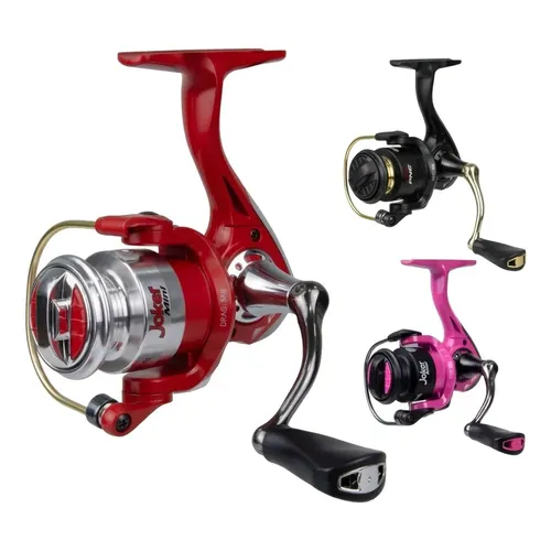 Molinete Daiwa Vadel B 3000 - 6rol Cor Preto-Dourado Lado da