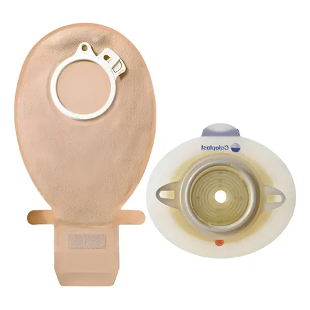 10 Bolsas De Colostomia 70mm + 5 Placas Sensura - Coloplast Opaca