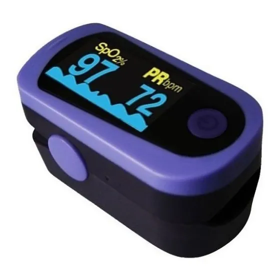 Oxímetro de pulso para dedo ChoiceMMed MD300C23 morado/negro