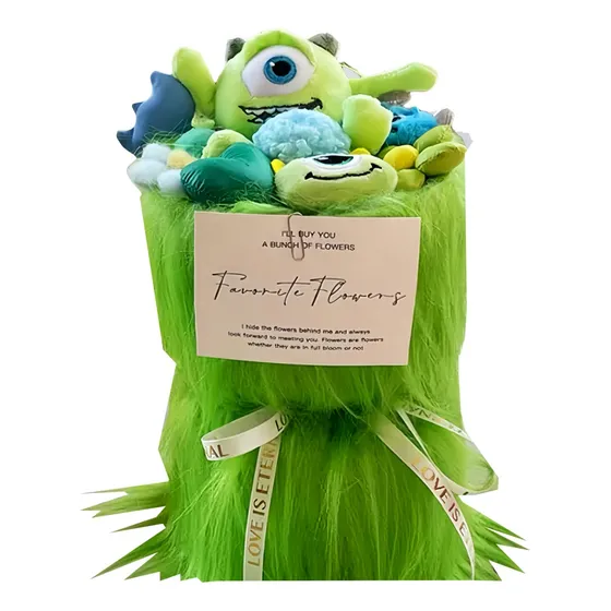 Ramo De Peluches Sully Mike Wazowski Animados Regalo