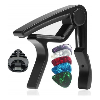 Capotraste Capo Para Guitarra Acústica Con 5 Púas Capotraste Capo Para Guitarra Acústica Con 5 Púas