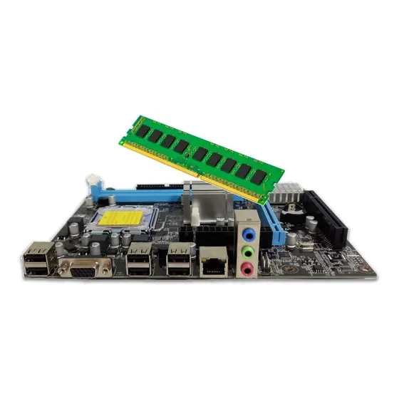 Kit Placa Mãe 775 G41 + 4gb De Memória Ddr3 1333mhz Nova