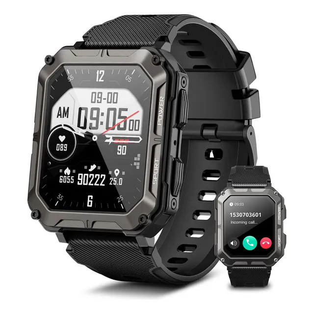 Reloj Inteligente Militar Para Hombres, Llamada Fyxxj