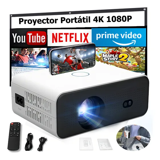 Proyector mini Isinbox PowerLite L012 10000lm blanco 127V