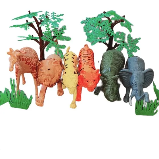 Juguete Animales De La Selva Pack De 6