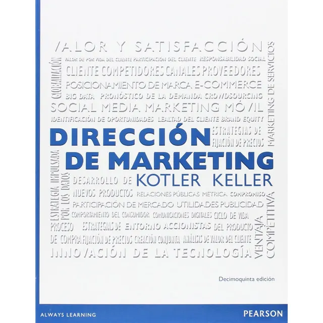 Dirección De Marketing 15/ed de Philip Kotler Editorial Pearson