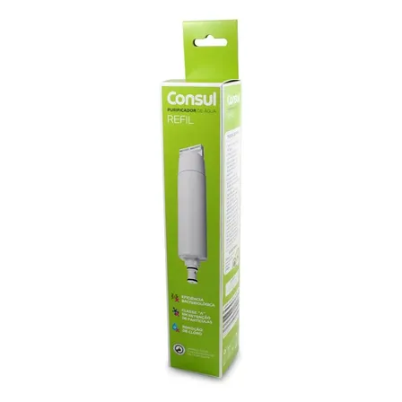 Refil Filtro Cix06ax Purificador De Água Consul Cpb34as Cpb34af Cpb34ab Cpc31af Cpc31ab Verde-claro