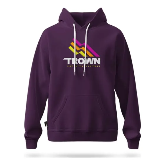 Buzo Trown Hood Vintage Con Capucha Frisado