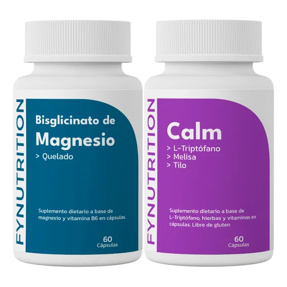 Combo Calm Y Magnesio - Descanso, Relajación, Estrés, Sueño